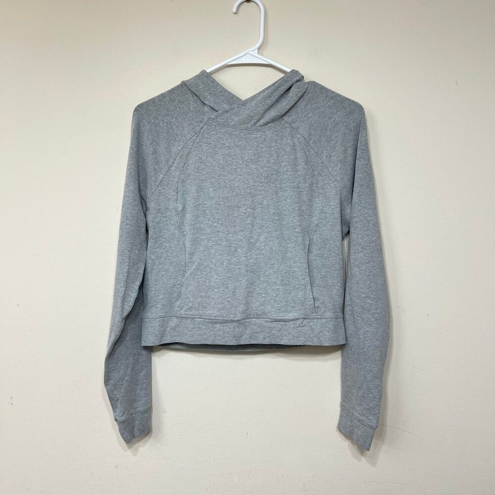 Lululemon Gray Nice & Natural Popover Hoodie 4 Women